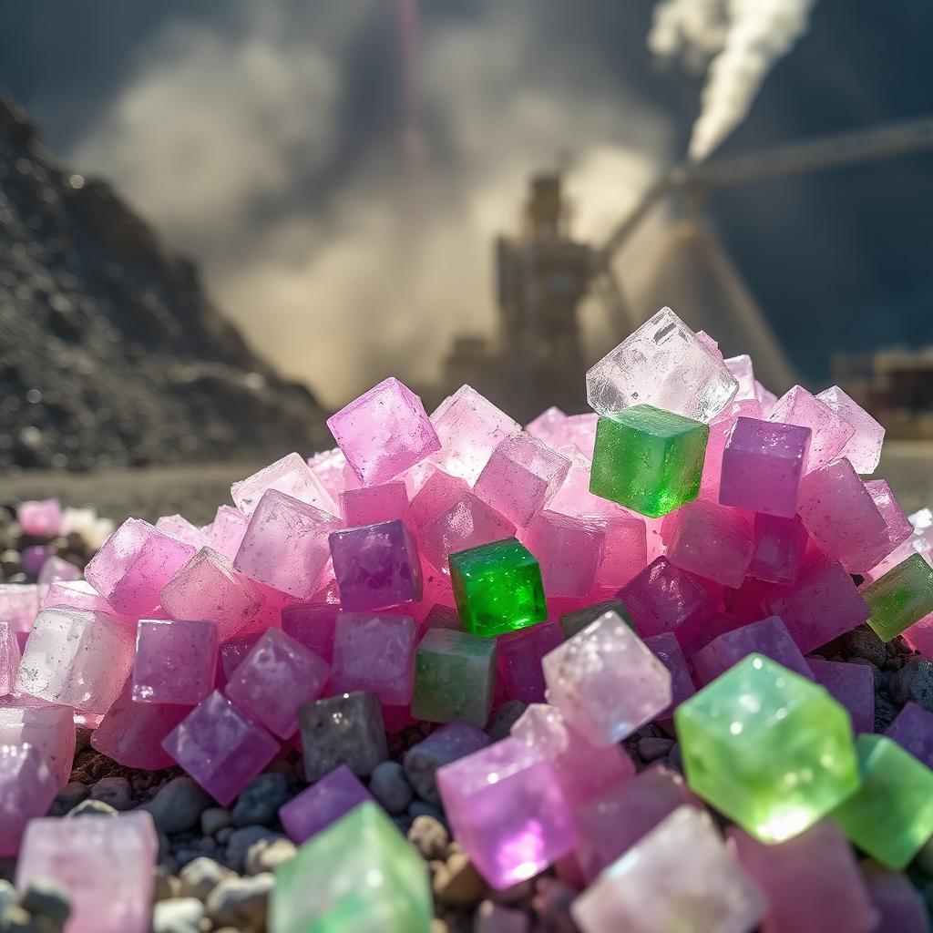 Fluorspar mining operation