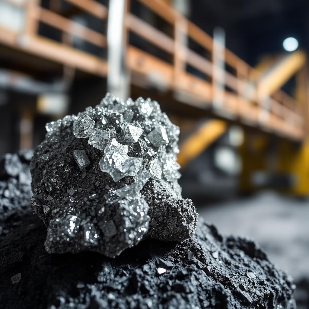 Titanium mining operation